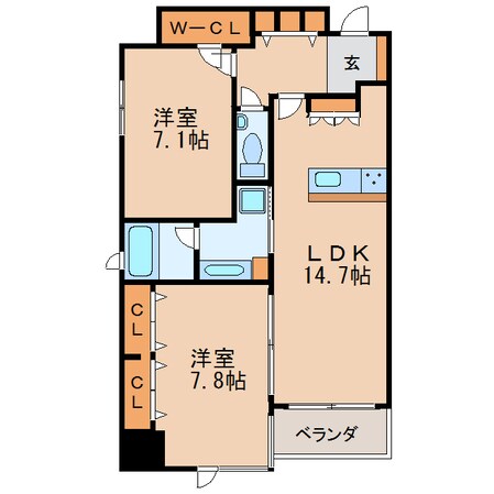 AREX丸の内の物件間取画像